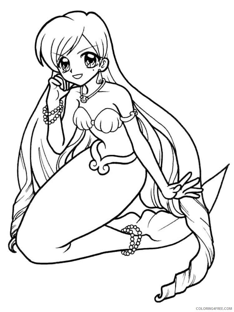 Mermaid Melody Pichi Pichi Pitch Coloring Pages Anime mermaid melody 8 Printable 2021 103 Coloring4free