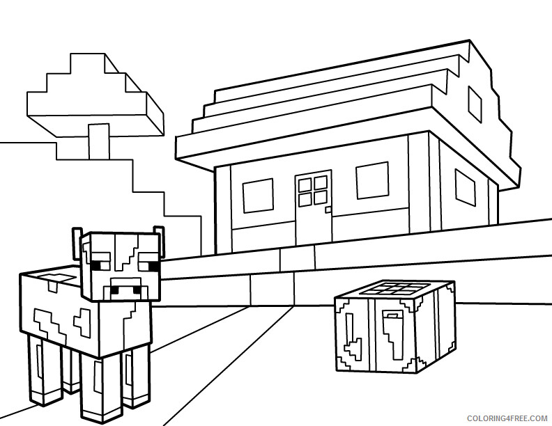 Minecraft Coloring Pages Games Download Free Minecraft Printable 2021 0443 Coloring4free