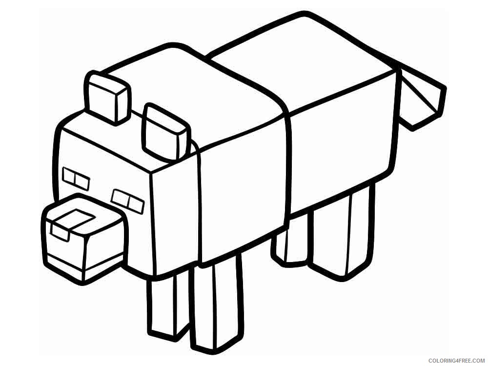 Minecraft Coloring Pages Games Minecraft 15 Printable 2021 0468 Coloring4free
