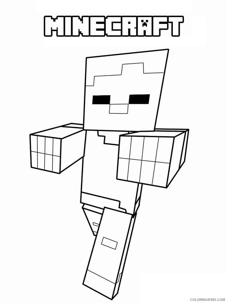 Minecraft Coloring Pages Games Minecraft 7 Printable 2021 0473 Coloring4free