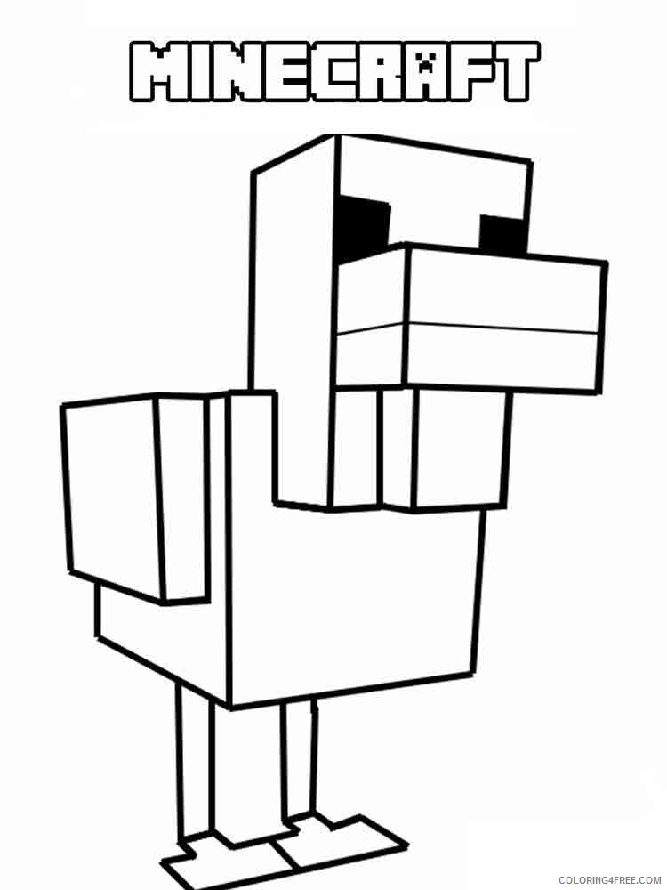 Minecraft Coloring Pages Games Minecraft 8 Printable 2021 0474 Coloring4free