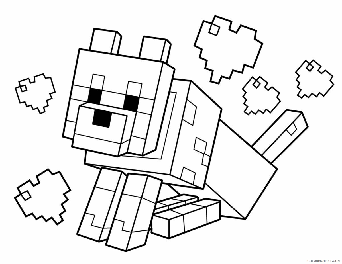 Minecraft Coloring Pages Games Minecrafts Printable 2021 0485 Coloring4free