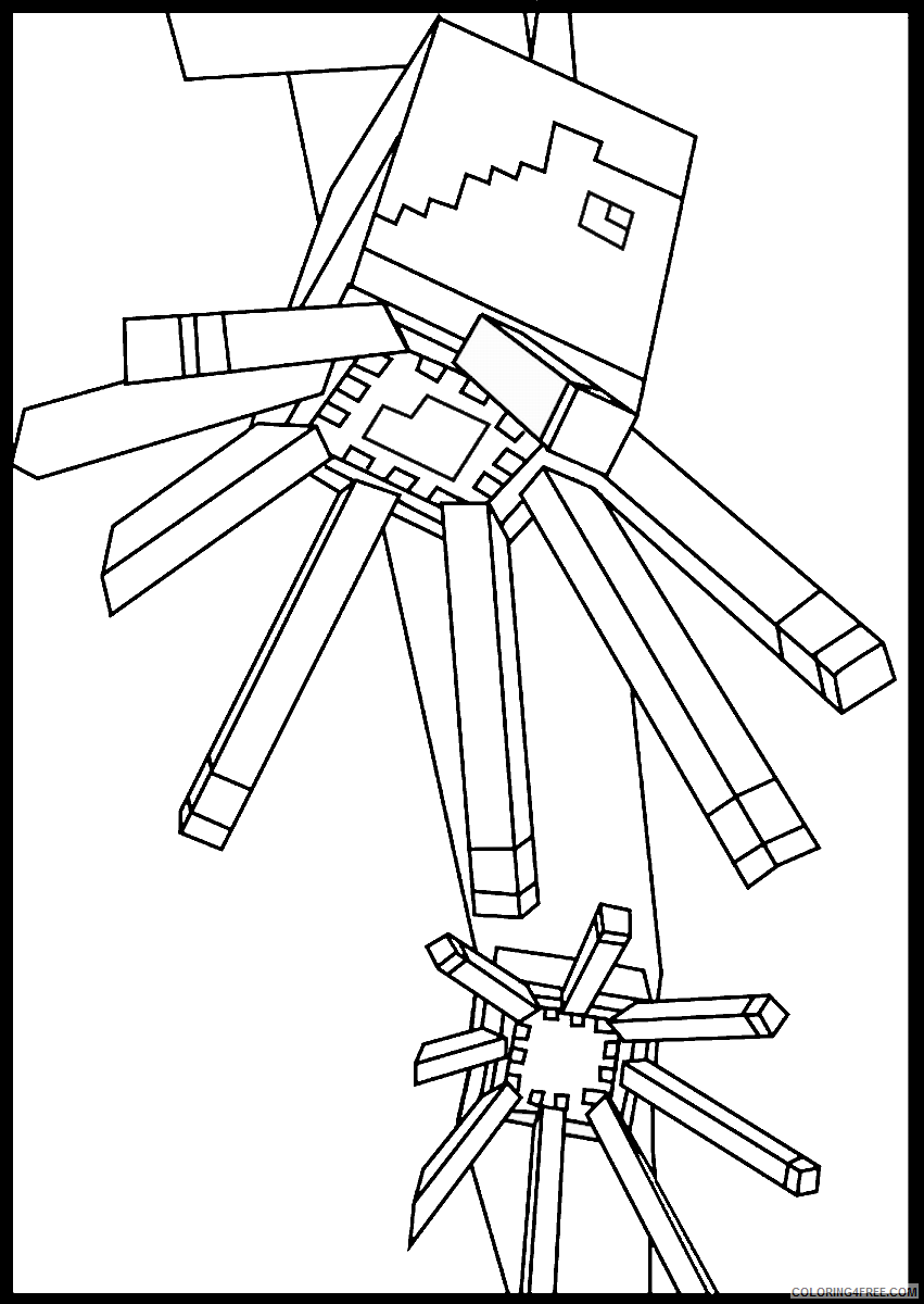 Minecraft Coloring Pages Games minecraft12 Printable 2021 0449 Coloring4free