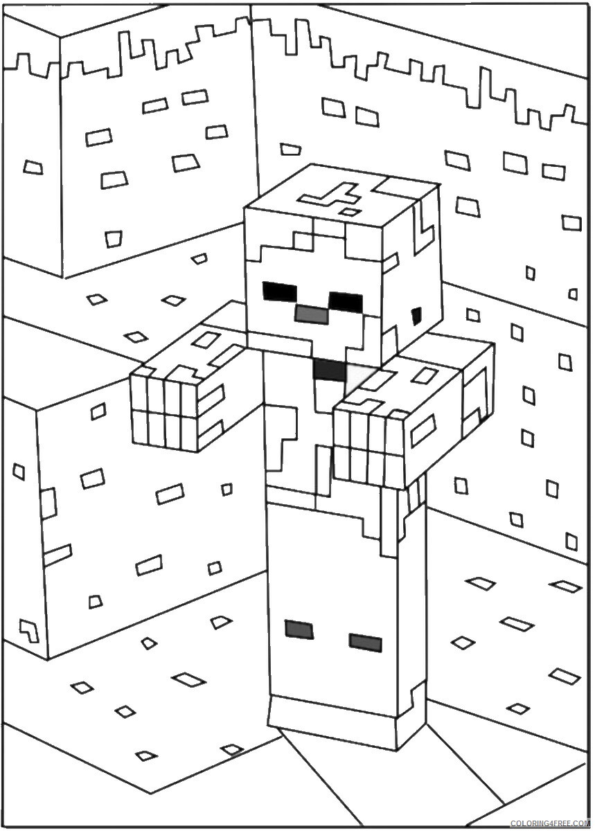 Minecraft Coloring Pages Games minecraft18 Printable 2021 0455 Coloring4free