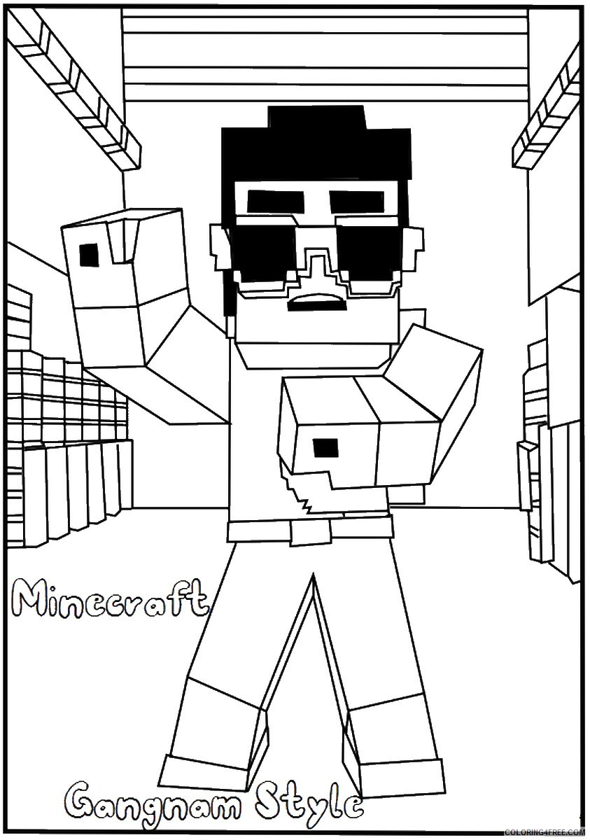 Minecraft Coloring Pages Games minecraft22 Printable 2021 0457 Coloring4free