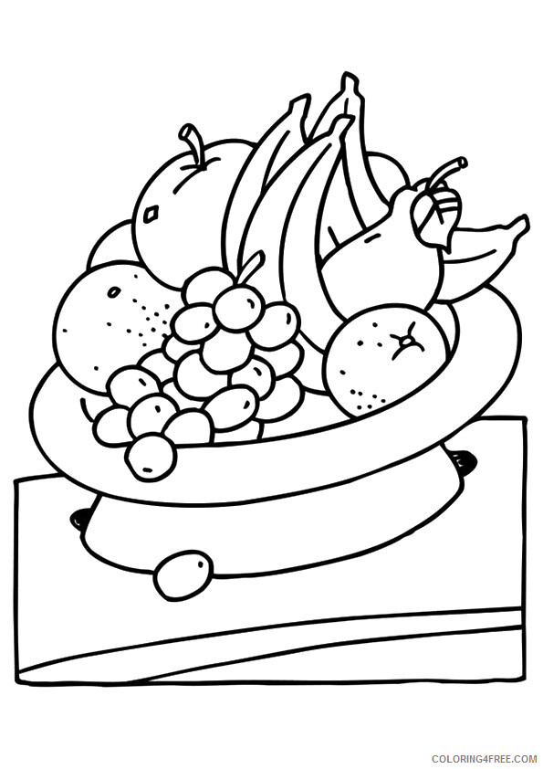 Mixed Fruit Coloring Pages Fruits Food Fruitbowl With Oranges Printable 2021 289 Coloring4free Coloring4free Com - all berries in turtle game in roblox