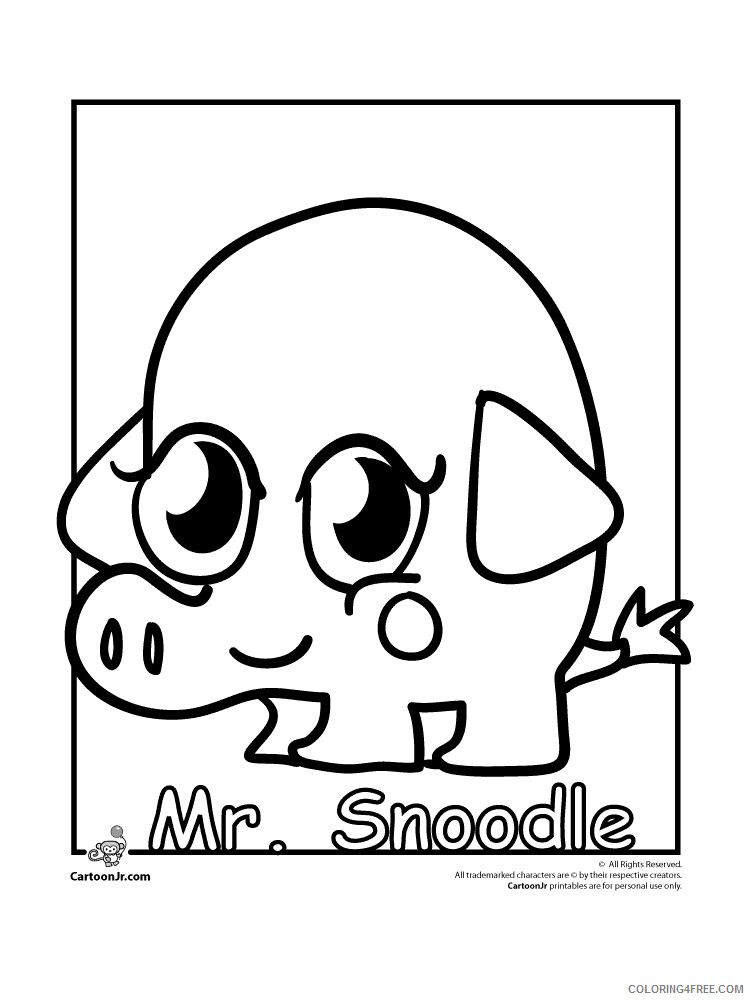 Moshi Monsters Coloring Pages Games Moshi Monsters 14 Printable 2021 0537 Coloring4free