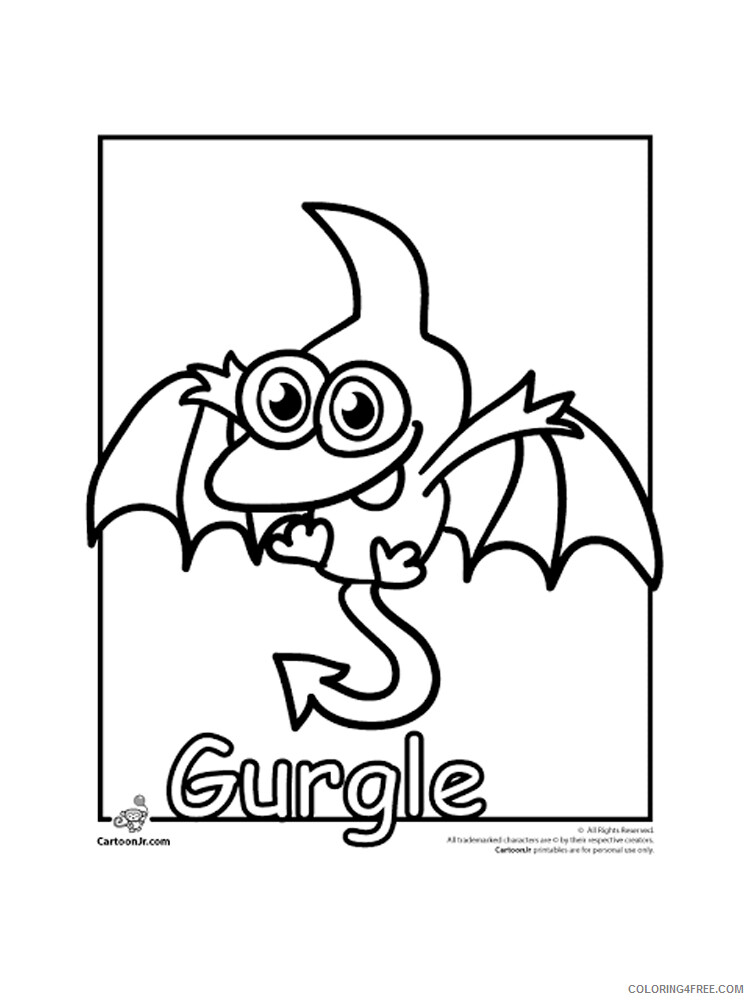 Moshi Monsters Coloring Pages Games Moshi Monsters 27 Printable 2021 0548 Coloring4free