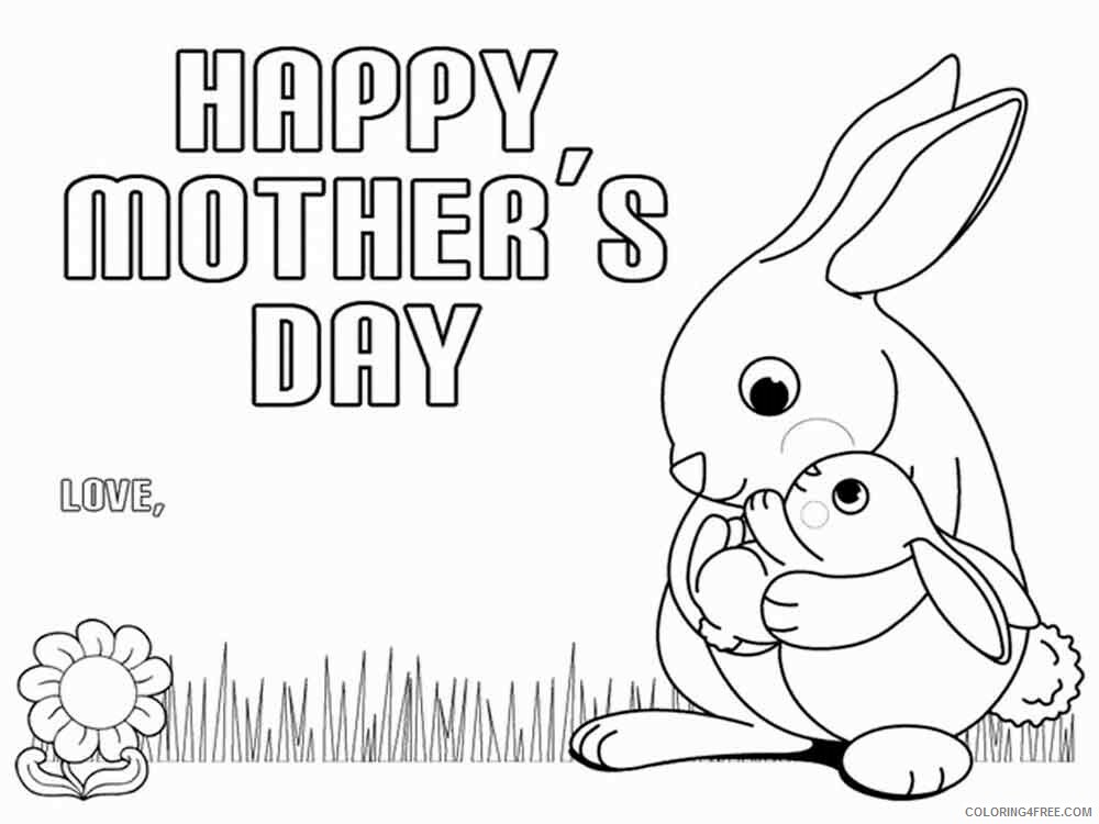Mothers Day Coloring Pages Holiday mothers day 21 Printable 2021 0834 Coloring4free