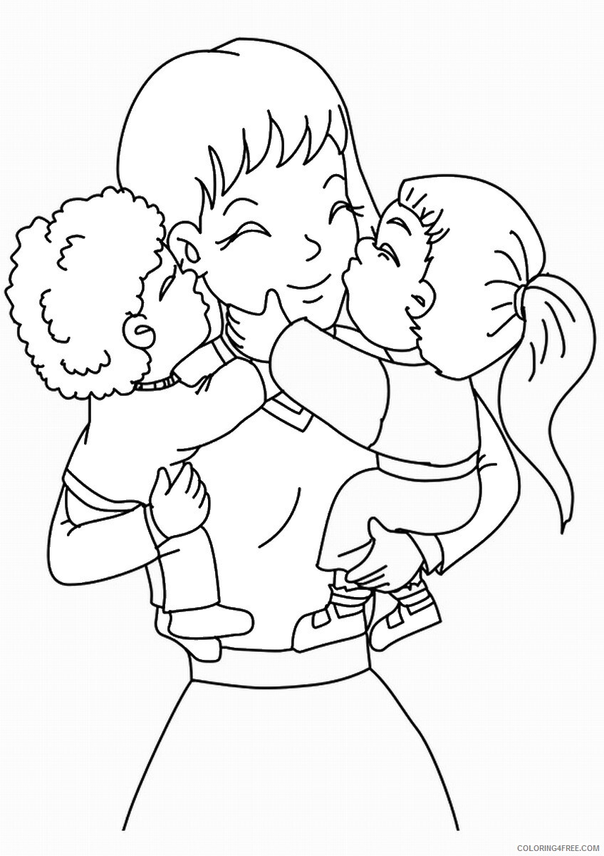 Mothers Day Coloring Pages Holiday mothers day11 Printable 2021 0813 Coloring4free