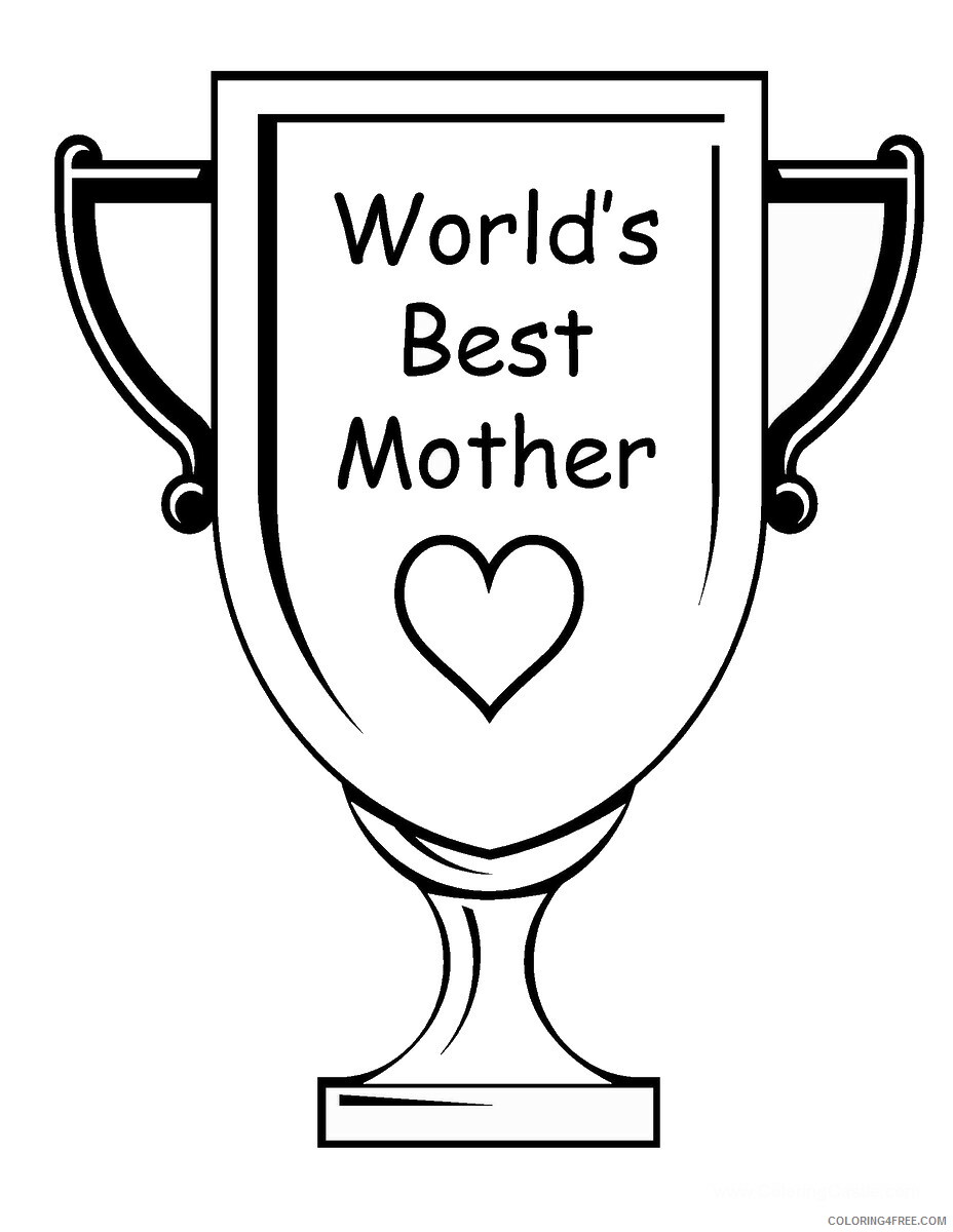 Mothers Day Coloring Pages Holiday mothers day17 Printable 2021 0817 Coloring4free