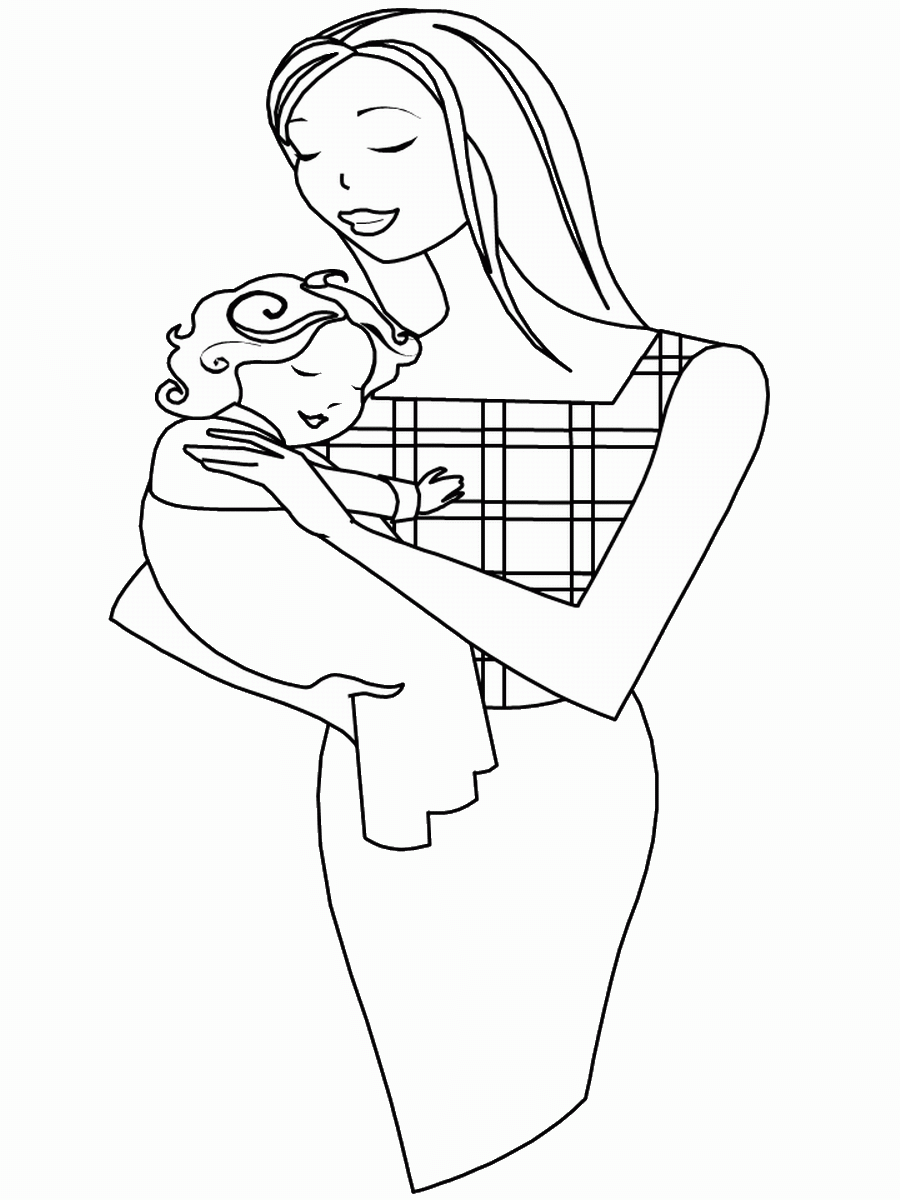 Mothers Day Coloring Pages Holiday mothers day3 Printable 2021 0822 Coloring4free