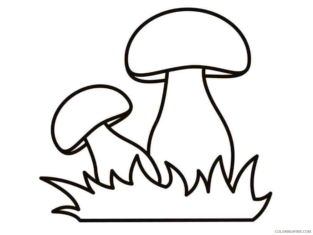 Mushrooms Coloring Pages Nature mushrooms 17 Printable 2021 404 Coloring4free