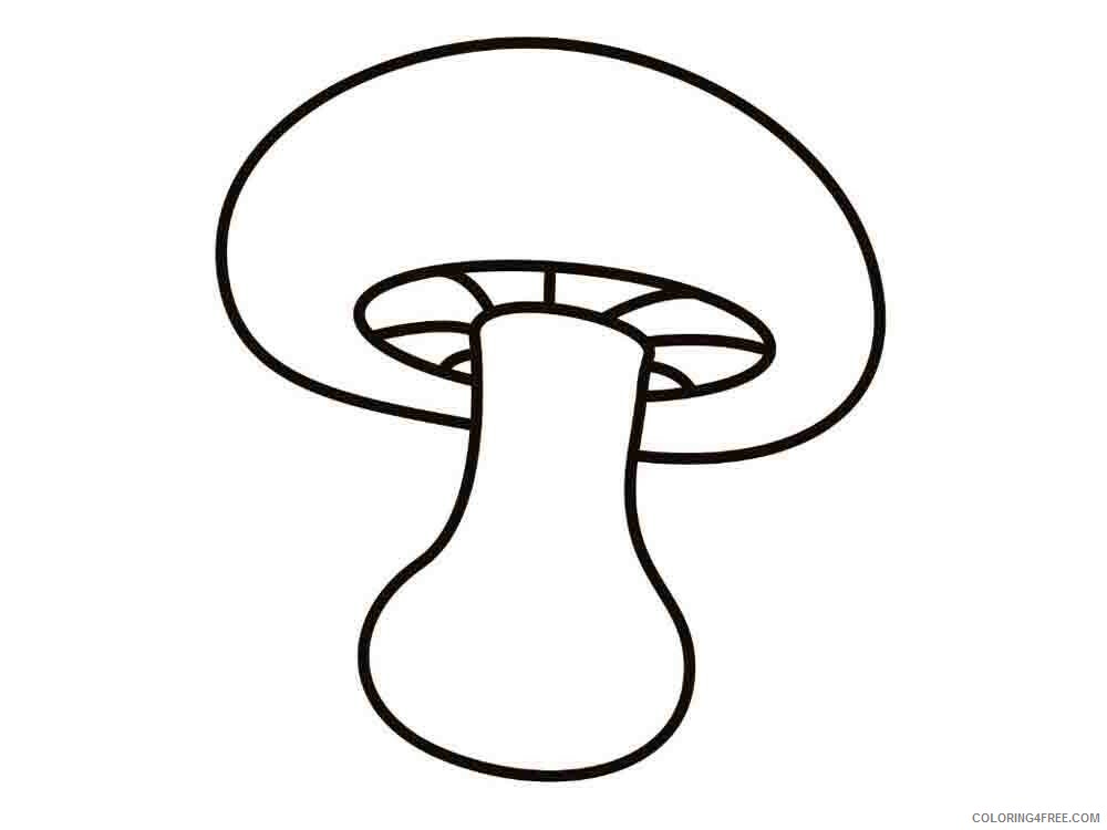 Mushrooms Coloring Pages Nature mushrooms 18 Printable 2021 405 Coloring4free