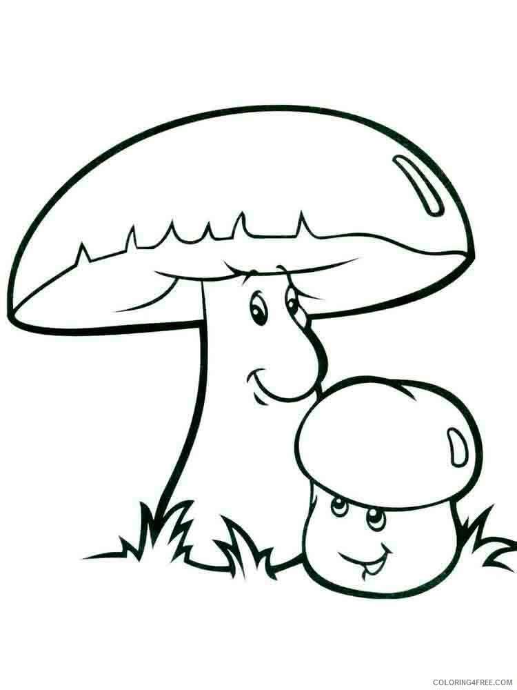 Mushrooms Coloring Pages Nature mushrooms 26 Printable 2021 411 Coloring4free