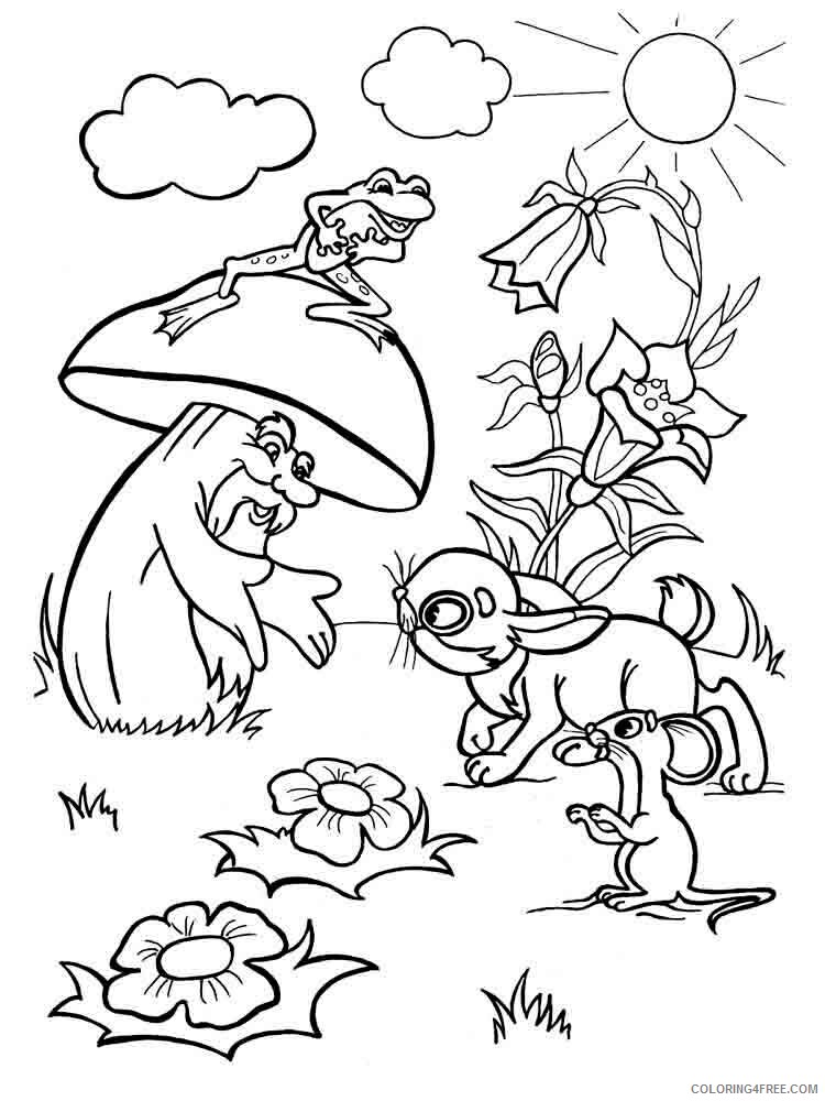 Mushrooms Coloring Pages Nature mushrooms 33 Printable 2021 417 Coloring4free