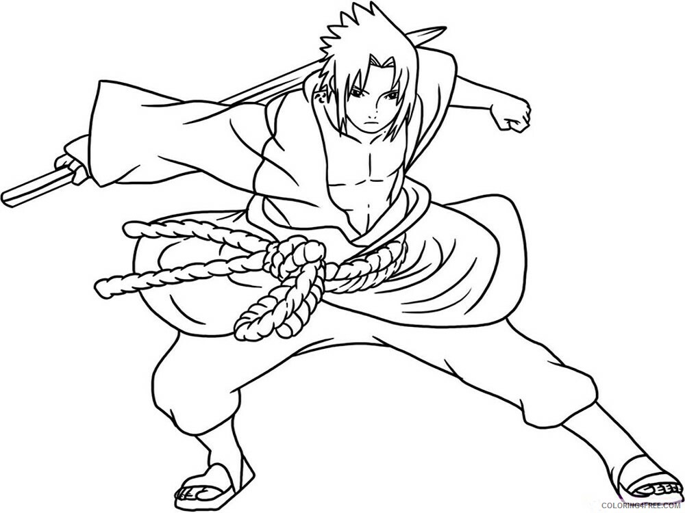 Naruto Printable Coloring Pages Anime anime naruto 15 2021 0858 Coloring4free