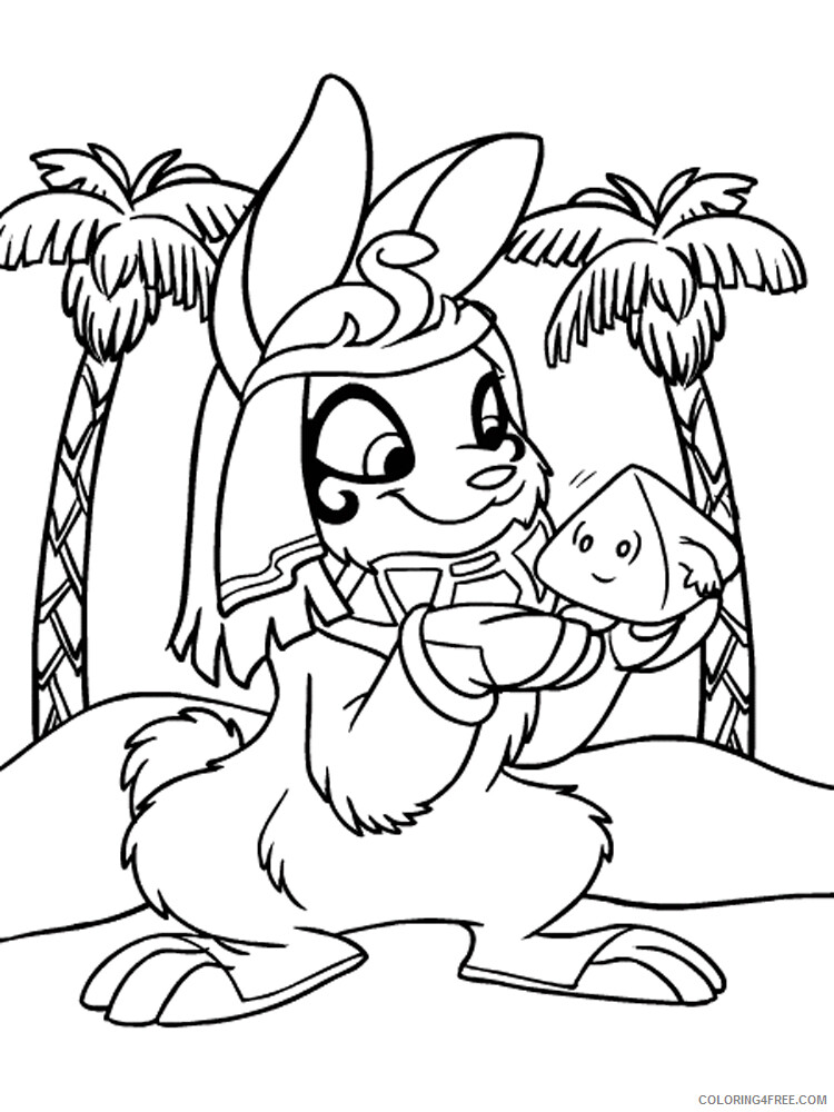 Neopets Coloring Pages Games Neopets 11 Printable 2021 0688 Coloring4free