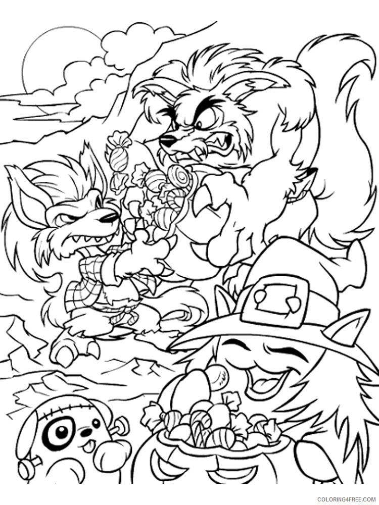 Neopets Coloring Pages Games Neopets 23 Printable 2021 0720 Coloring4free