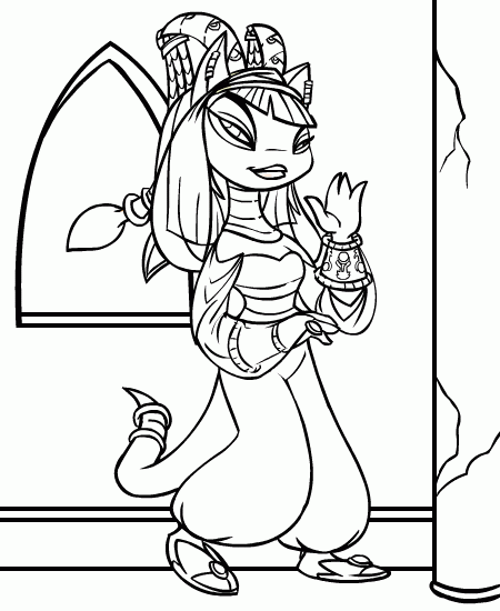 Neopets Coloring Pages Games neopets 0 Printable 2021 0674 Coloring4free