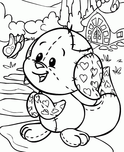 Neopets Coloring Pages Games neopets 117 Printable 2021 0695 Coloring4free
