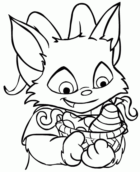 Neopets Coloring Pages Games neopets 129 Printable 2021 0708 Coloring4free