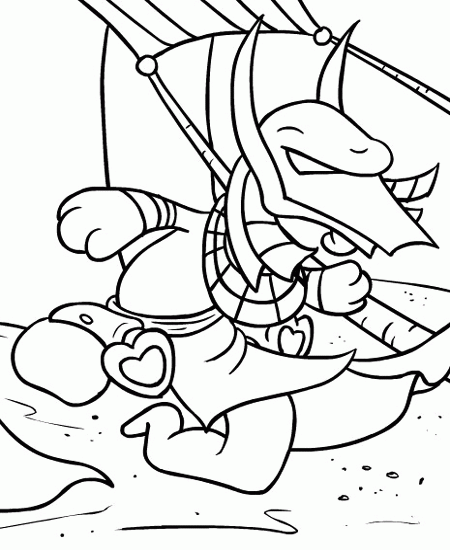 Neopets Coloring Pages Games neopets 17 Printable 2021 0714 Coloring4free