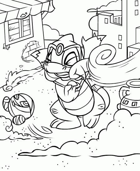 Neopets Coloring Pages Games neopets 2 Printable 2021 0718 Coloring4free