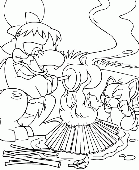 Neopets Coloring Pages Games neopets 36 Printable 2021 0732 Coloring4free