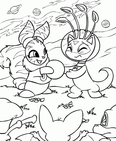 Neopets Coloring Pages Games neopets 42 Printable 2021 0740 Coloring4free