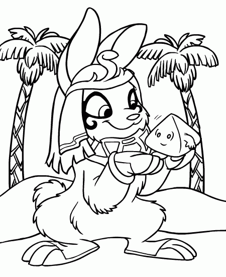 Neopets Coloring Pages Games neopets 5 Printable 2021 0747 Coloring4free