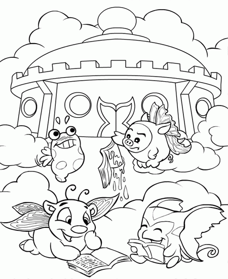 Neopets Coloring Pages Games neopets 5YzOf Printable 2021 0565 Coloring4free