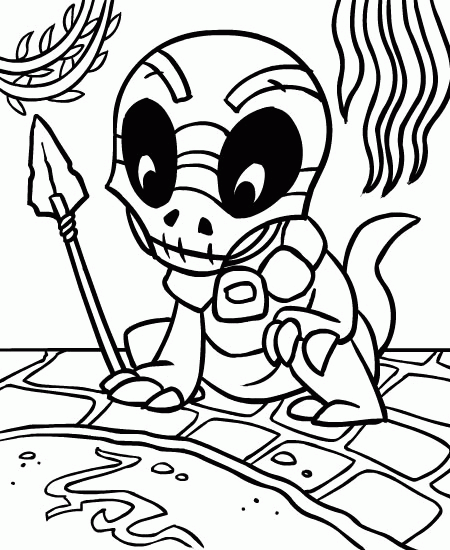 Neopets Coloring Pages Games neopets 84 Printable 2021 0786 Coloring4free