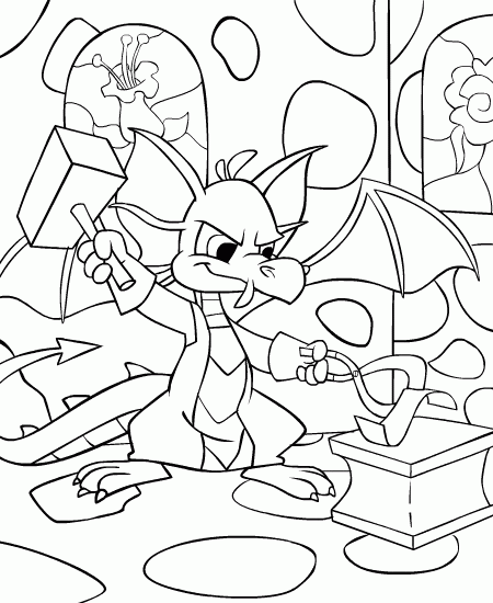 Neopets Coloring Pages Games neopets brightvale D0INJ Printable 2021 0658 Coloring4free