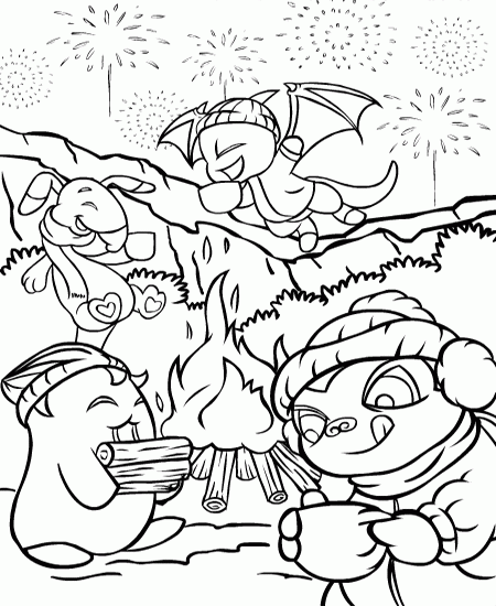 Neopets Coloring Pages Games neopets brightvale IVJ1Z Printable 2021 0663 Coloring4free