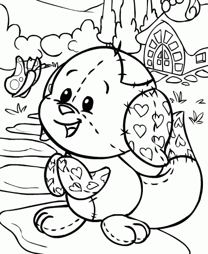 Neopets Coloring Pages Games neopets horgz Printable 2021 0604 Coloring4free