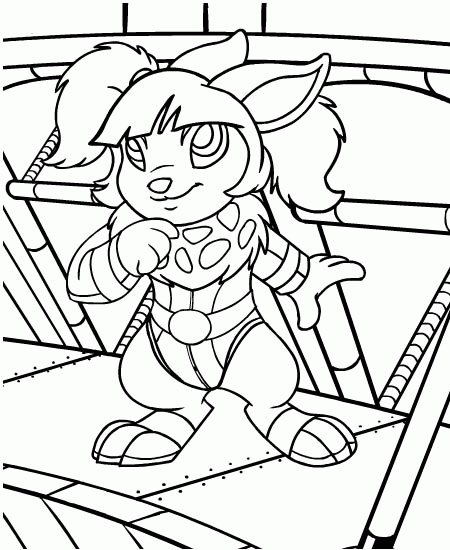 Neopets Coloring Pages Games neopets kPql5 Printable 2021 0612 Coloring4free