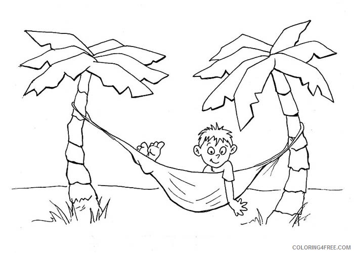 Palm Tree Coloring Pages Tree Nature Tree 2 Printable 2021 587 Coloring4free