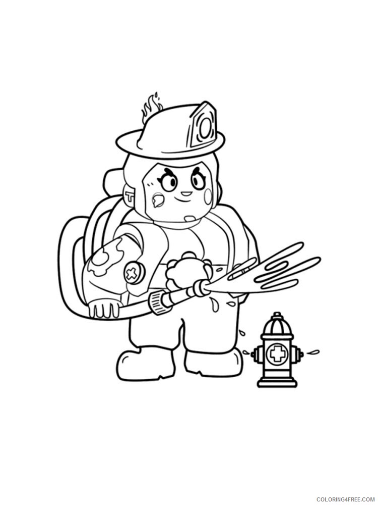 Pam Coloring Pages Games pam brawl stars 5 Printable 2021 136 Coloring4free