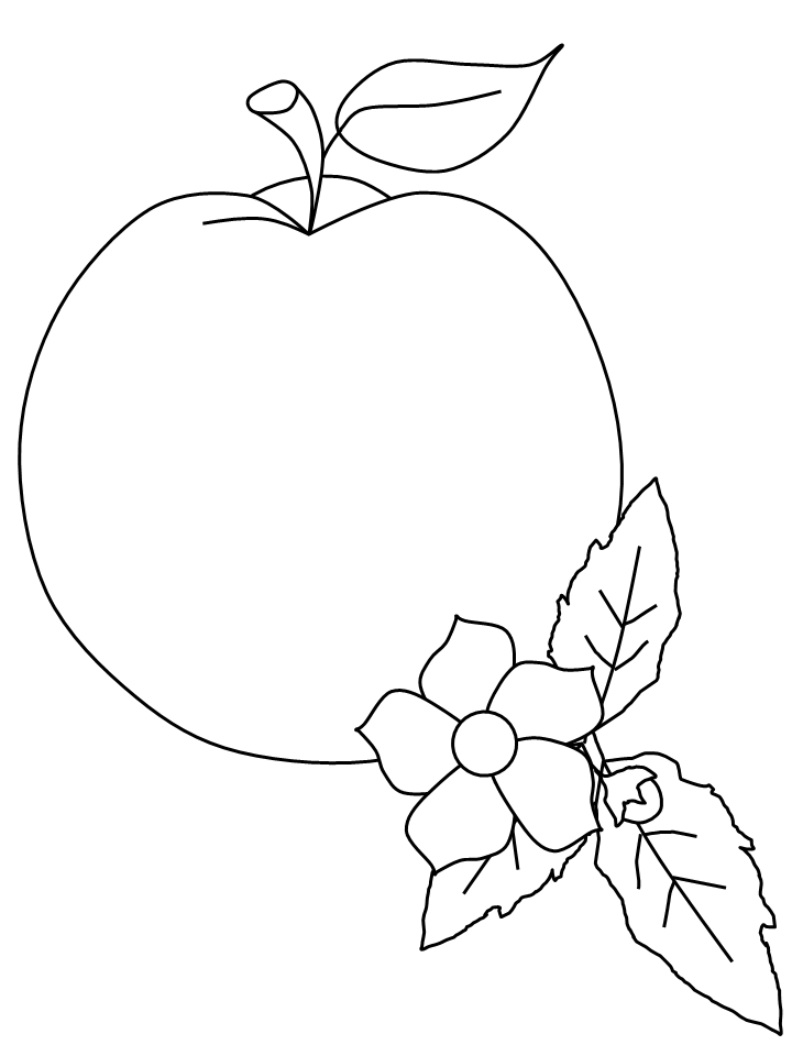 Peach Coloring Pages Fruits Food peach3 Printable 2021 323 Coloring4free