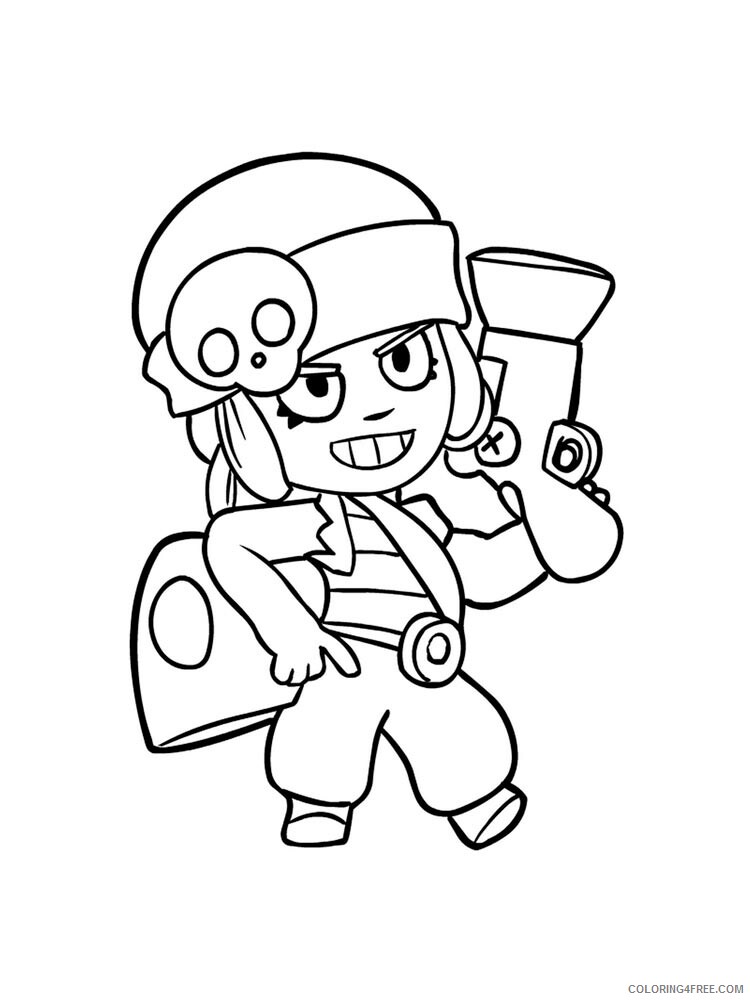 Penny Coloring Pages Games penny brawl stars 3 Printable 2021 139 Coloring4free