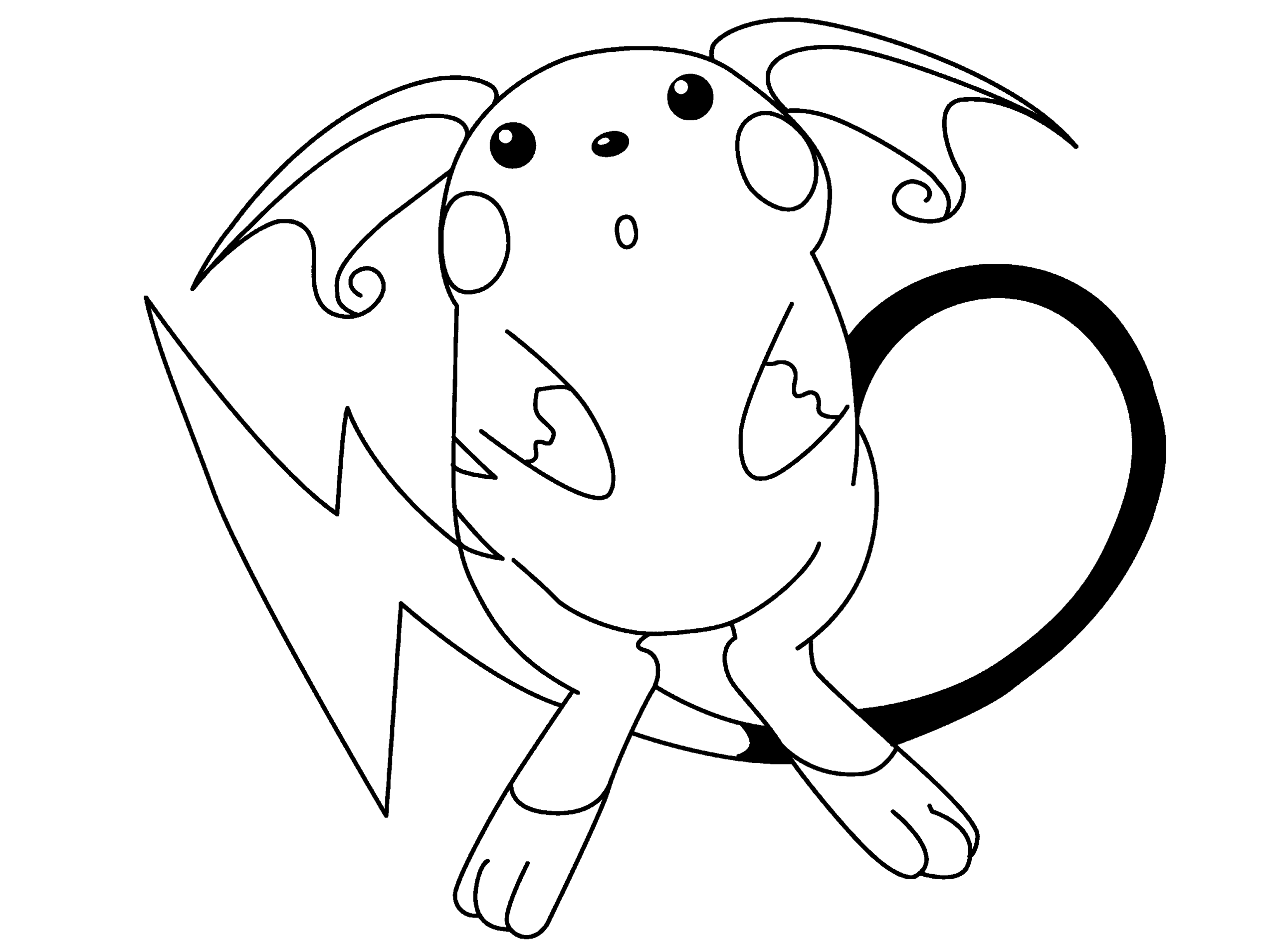 Pikachu Printable Coloring Pages Anime Pikachu Sheet 2021 0954 Coloring4free