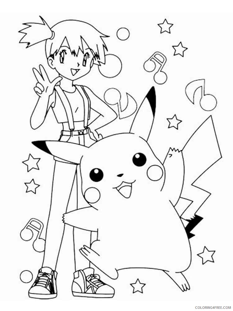 Pikachu Printable Coloring Pages Anime pikachu 8 2021 0951 Coloring4free
