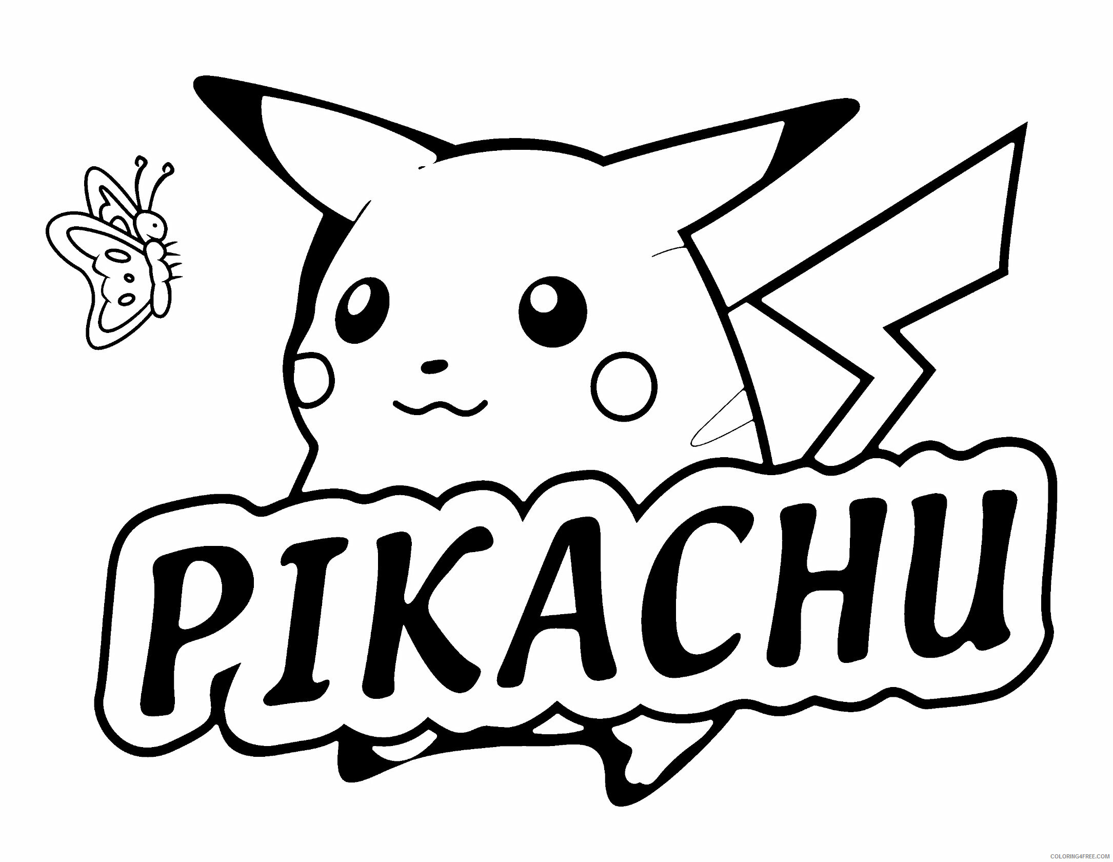 Pikachu Printable Coloring Pages Anime pokemon 68 2021 0959 Coloring4free
