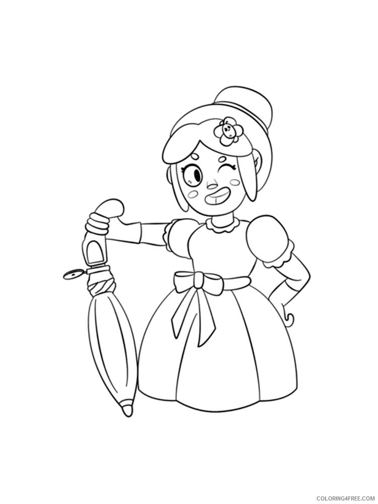 Piper Coloring Pages Games piper brawl stars 3 Printable 2021 146 Coloring4free