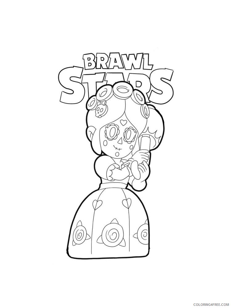 Piper Coloring Pages Games piper brawl stars 4 Printable 2021 147 Coloring4free