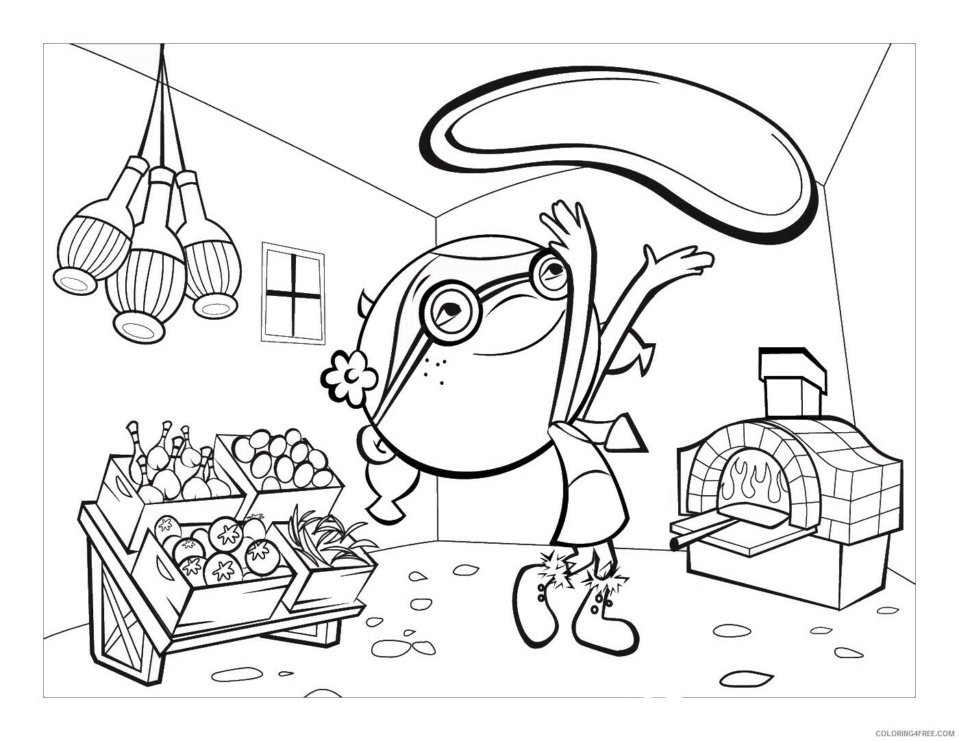 Pizza Coloring Pages Food pizza_03 Printable 2021 117 Coloring4free
