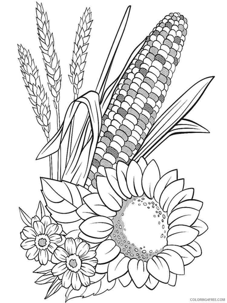 Plants Coloring Pages Nature plants 7 Printable 2021 440 Coloring4free