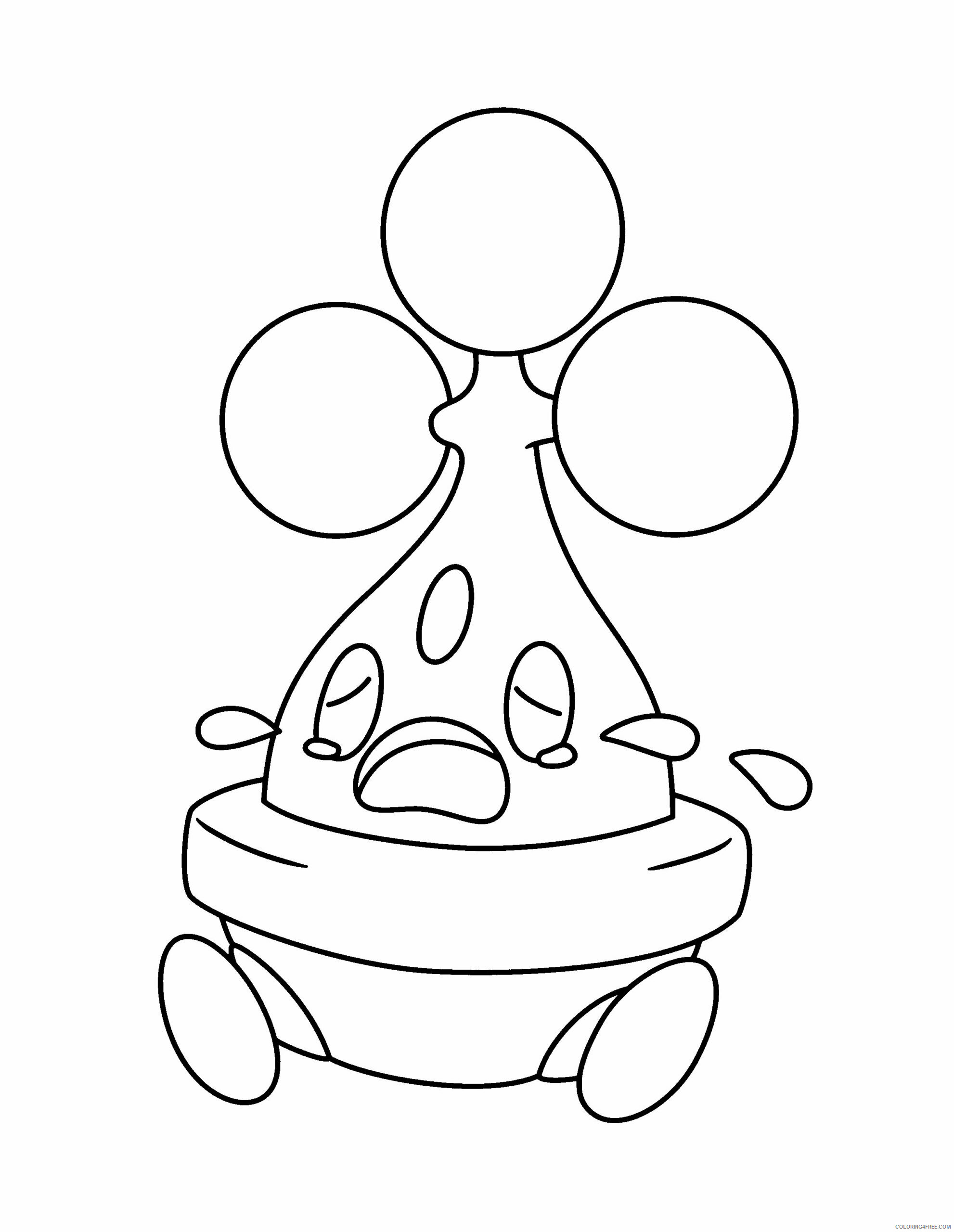 Pokemon Advanced Coloring Pages Anime pokemon advanced 186 Printable 2021 219 Coloring4free