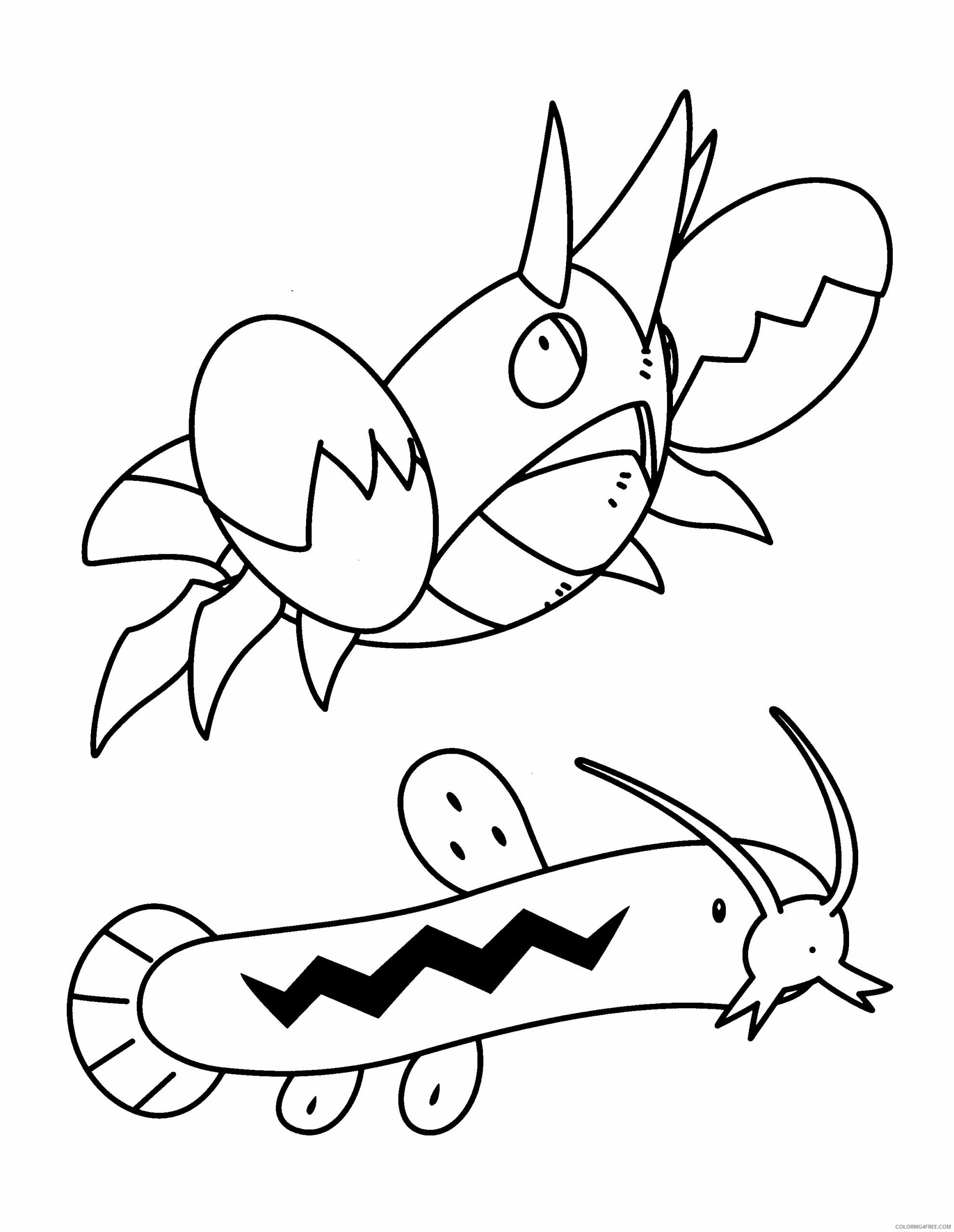 Pokemon Advanced Coloring Pages Anime pokemon advanced 204 Printable 2021 240 Coloring4free